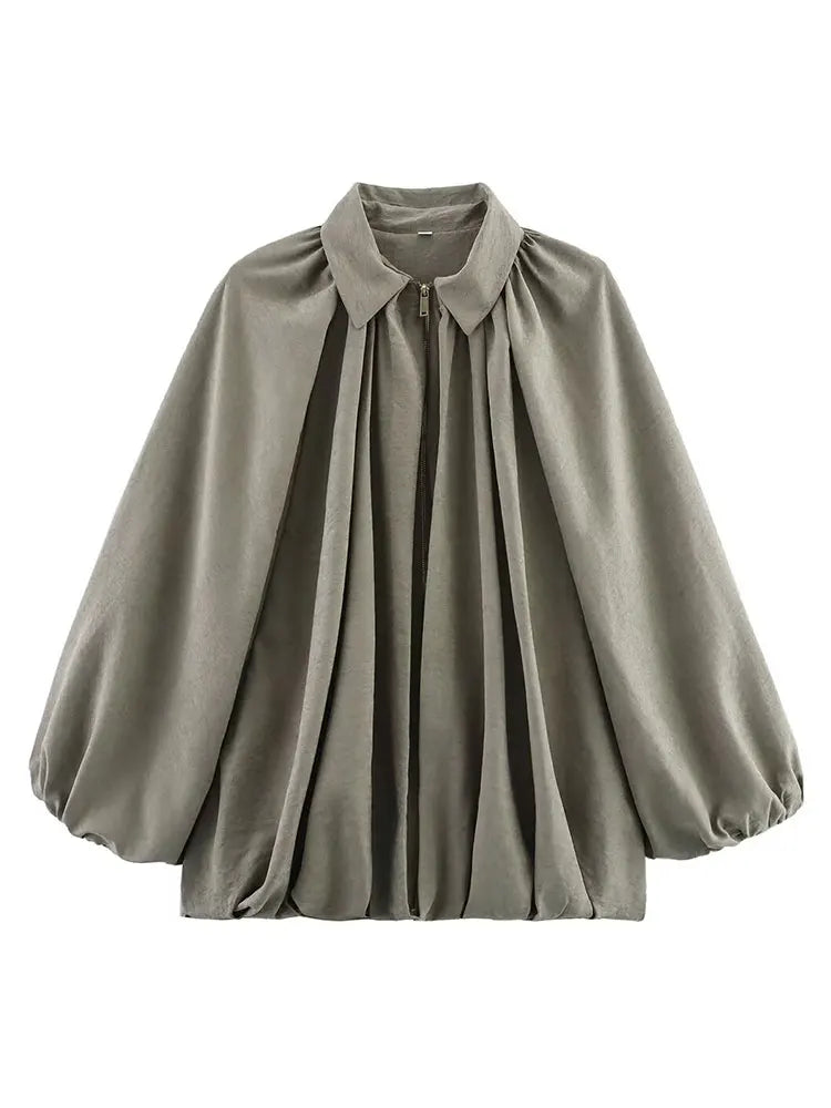 Ella | Women’s Winter Pleated Blouse