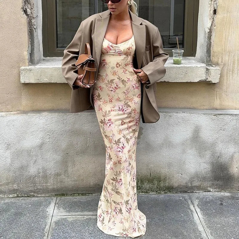 Bonnie | V-neck Printed Dress for Women