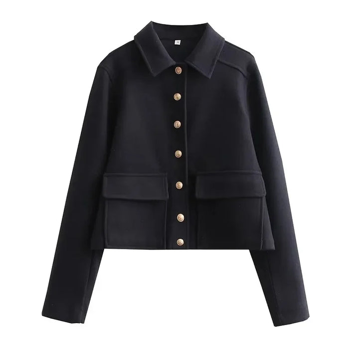 Fiona | Women’s Button-Front Casual Jacket with Pockets