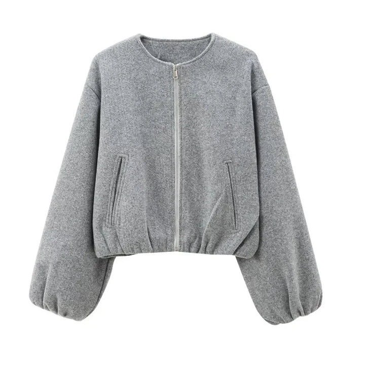 Gabrielle | Women’s Casual Zip Up Cropped Jacket