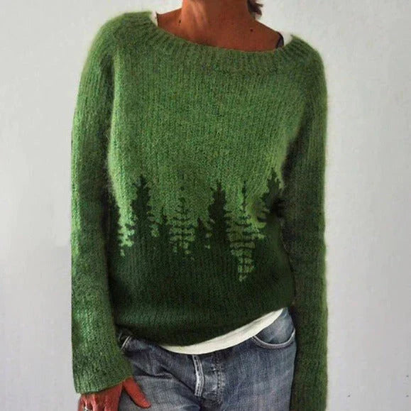 Christopher | Women Winter Pattern Knit Sweater