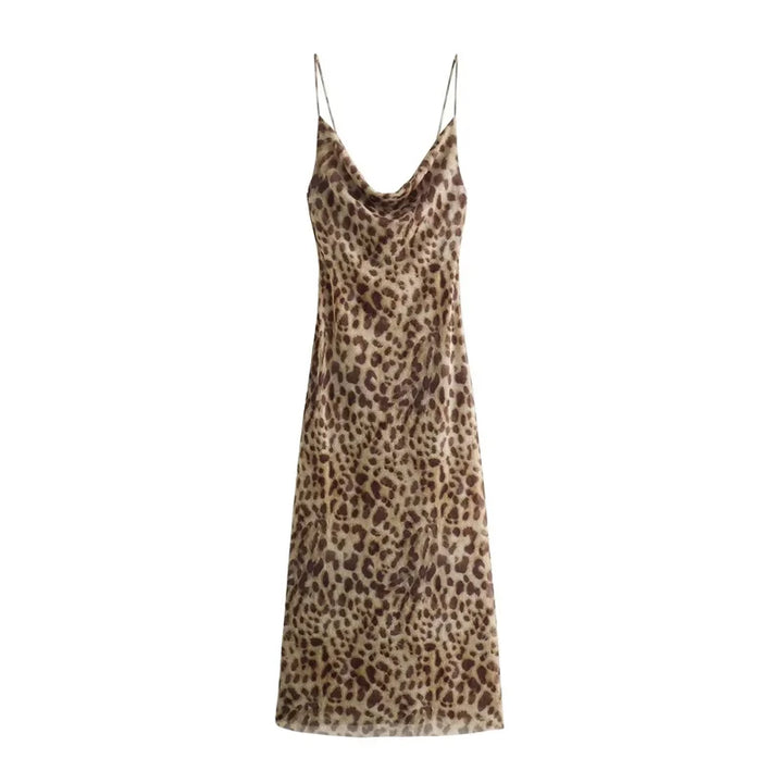 Freya | Leopard Print Tulle Dress