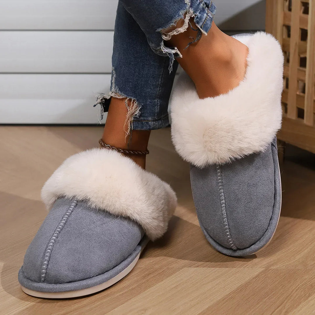 Caitlyn | Women’s Plush Fur Indoor Slippers