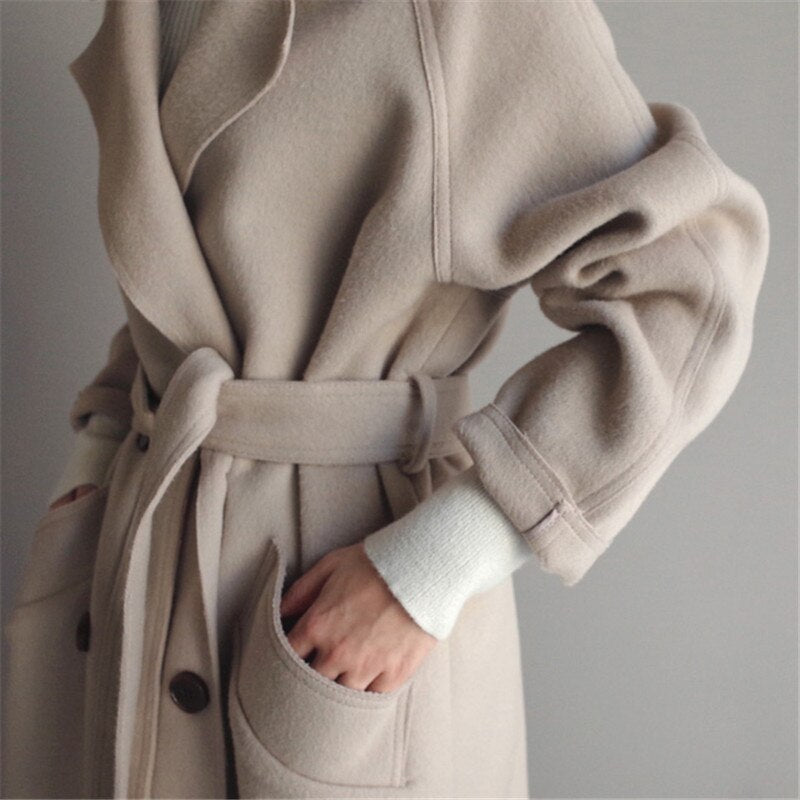 Emily | Women’s Classic Lapel Front Winter Coat