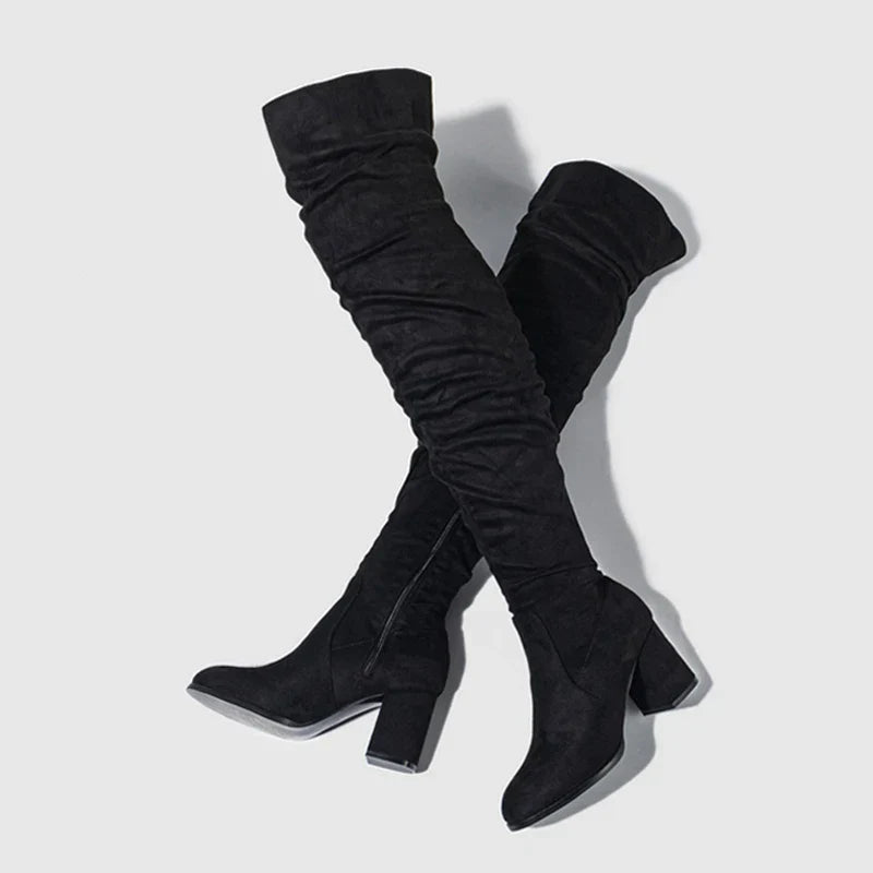 Kayla | Stylish Over-the-Knee Women's Heeled Boots