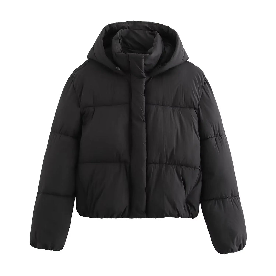 Kaitlyn | Hooded Cropped Women's Puffer Jacket