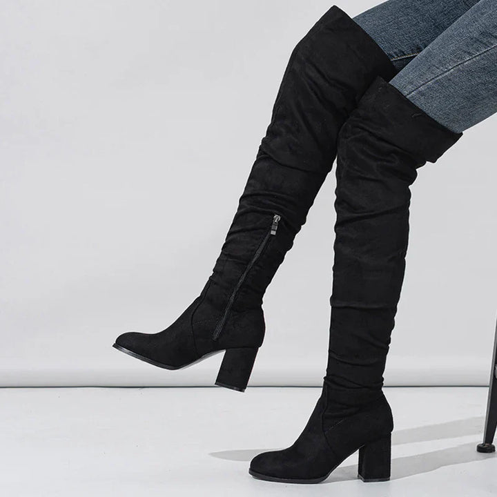 Kayla | Stylish Over-the-Knee Women's Heeled Boots