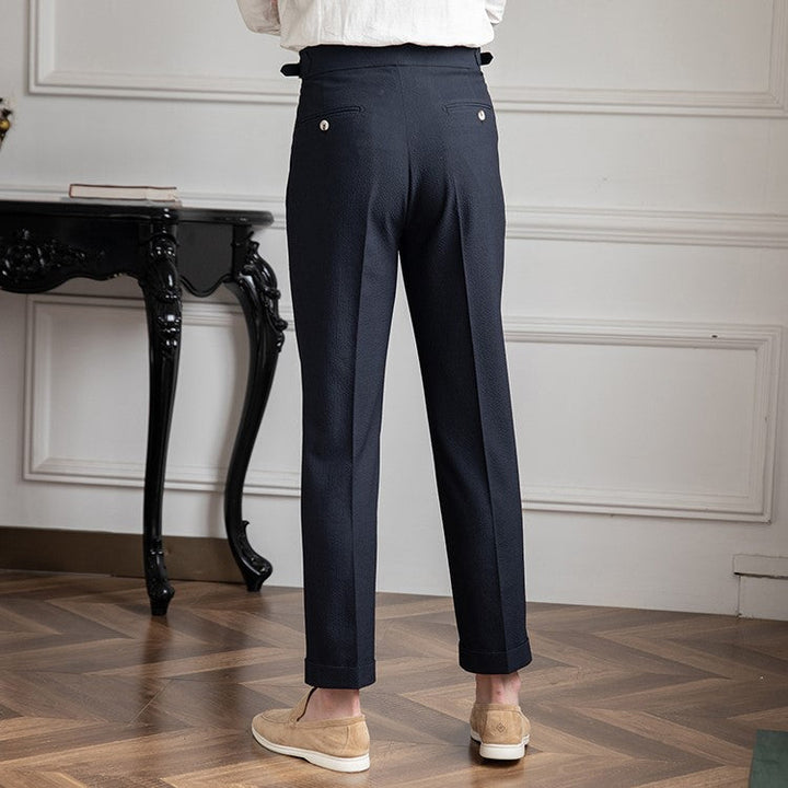 Connor | Men's Tailored Pleated Trousers
