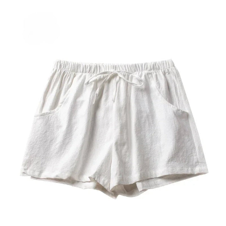 Eugenia | Solid Colour Elastic Waist Shorts