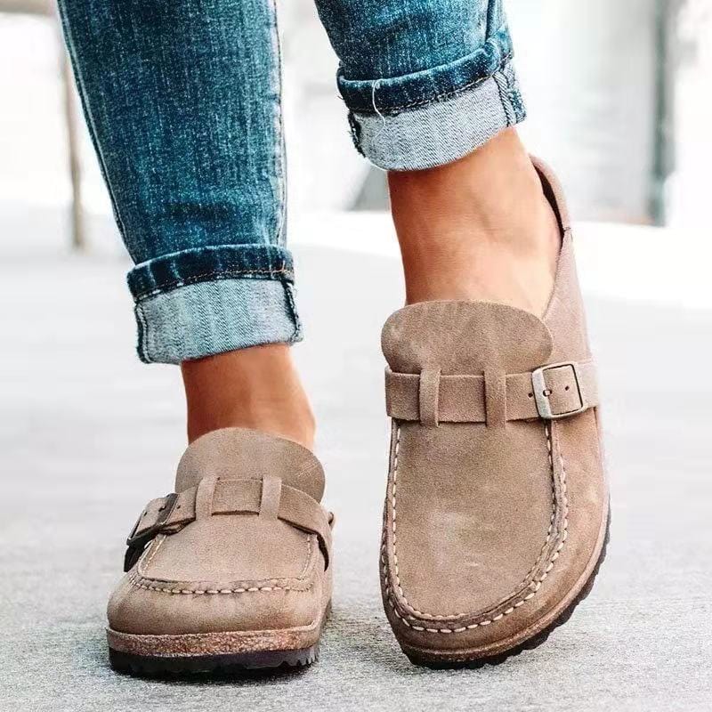 Emily | Women’s Casual Buckle Slip On Loafers