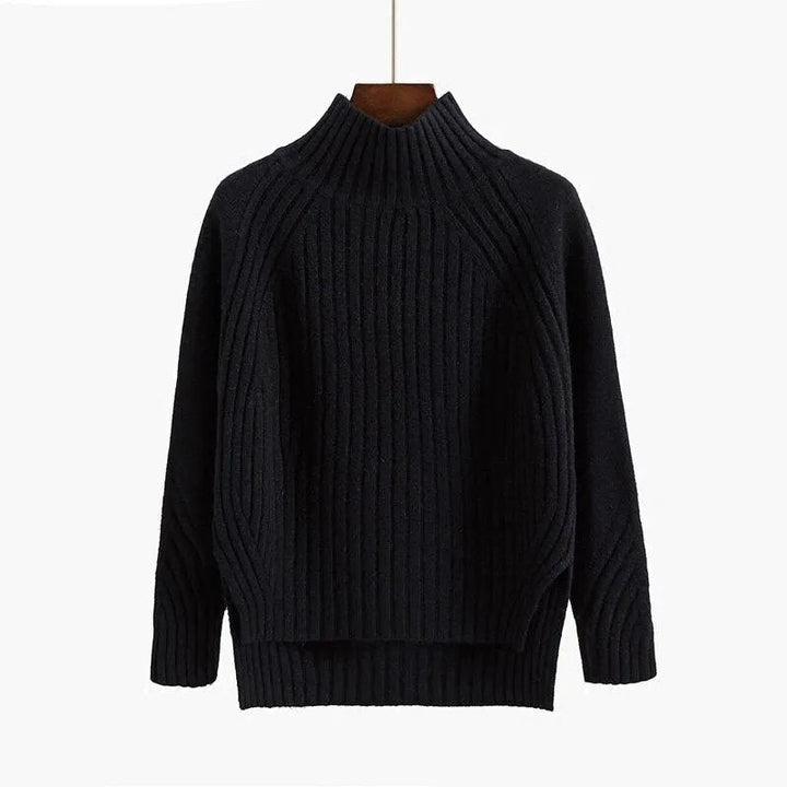 Caroline | Women’s Ribbed Knit Long Sleeve Sweater