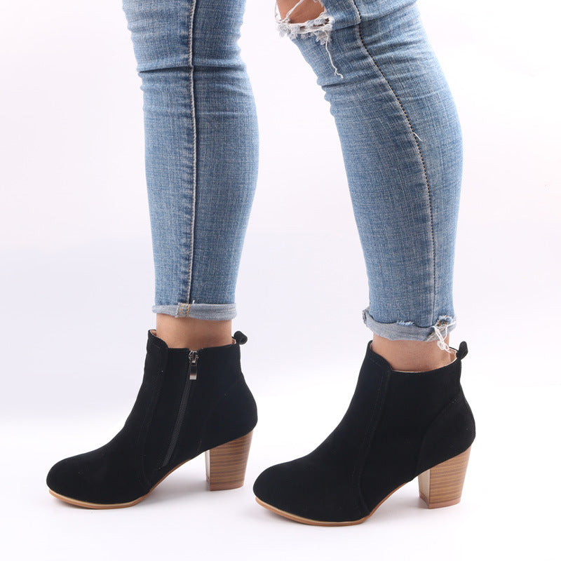 Lily | Women’s Casual High Heel Ankle Boots