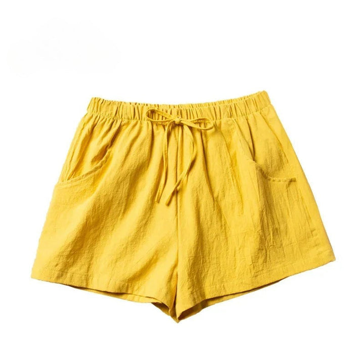 Eugenia | Solid Colour Elastic Waist Shorts
