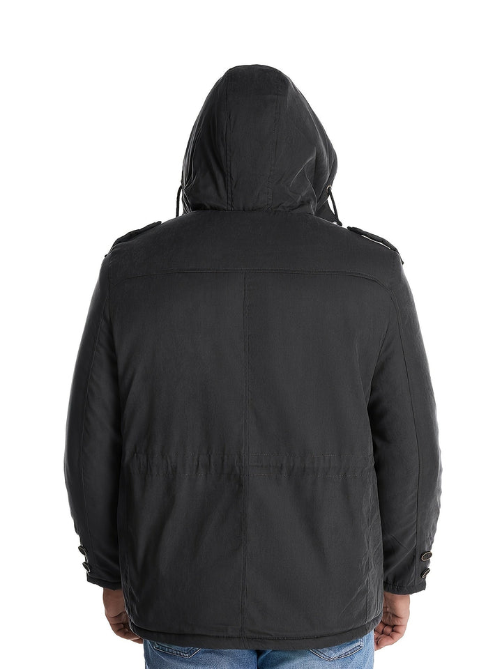 Alexander | Men’s Warm Thick Hooded Utility Jacket