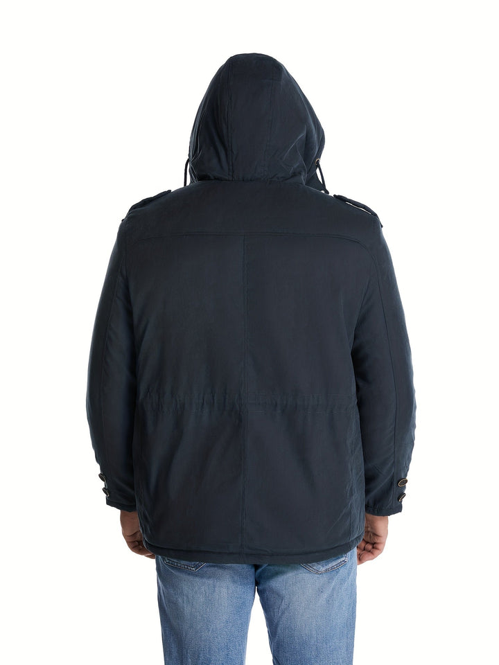 Alexander | Men’s Warm Thick Hooded Utility Jacket