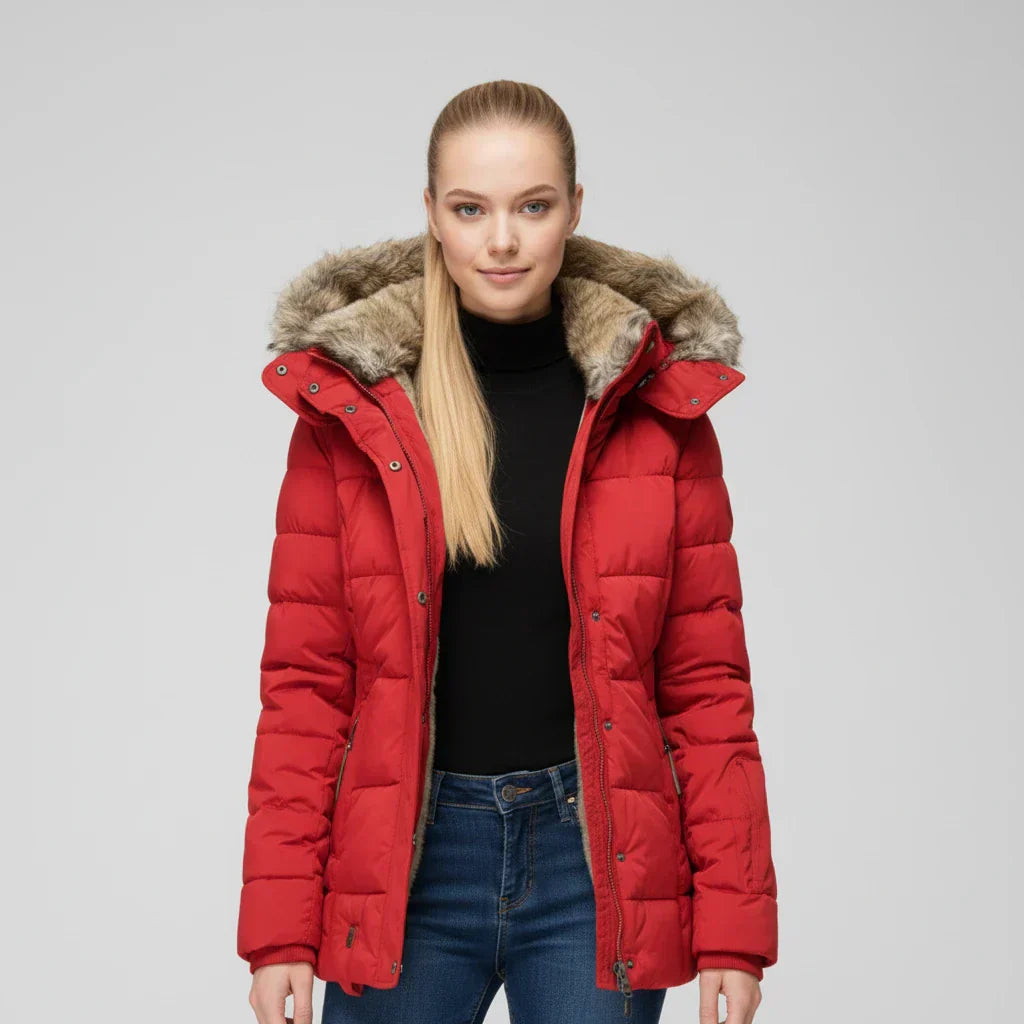 Erica | Women's Hooded Quilted Puffer Jacket