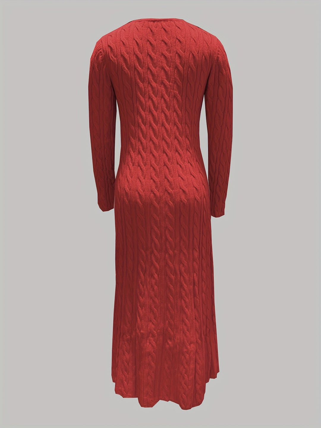 Evelyn | Cozy Cable-Knit Maxi Dress