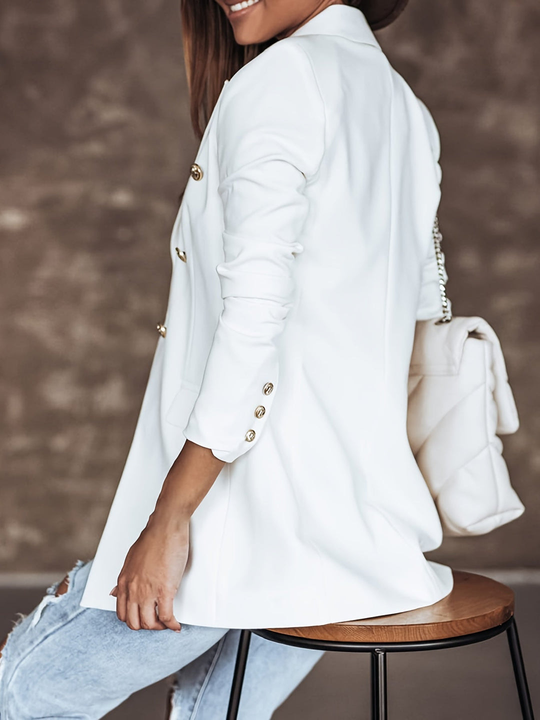 Fiona | Women’s Casual Workwear Button Blazer