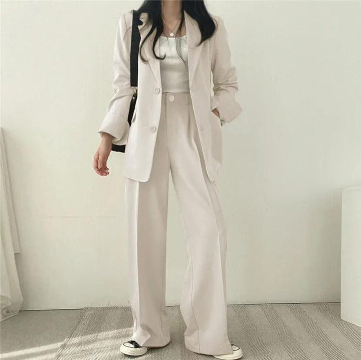 Hailey | Women’s Tailored Suit Set with Long Blazer