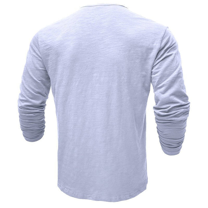 Justin | Men's Long-Sleeve Henley Shirt