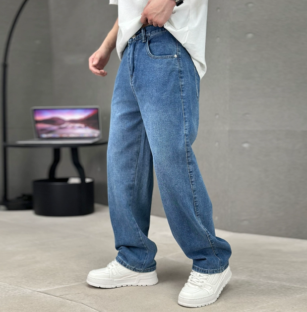 Logan | Men’s Spring Loose-Fit Straight Denim Jeans