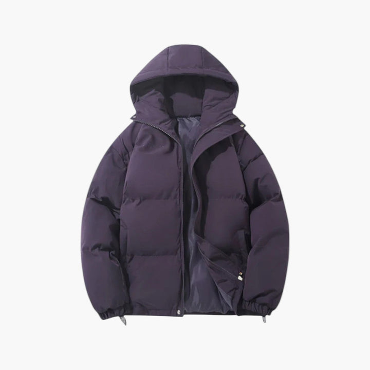 Cory | Men’s Quilted Winter Zip-Up Hooded Jacket