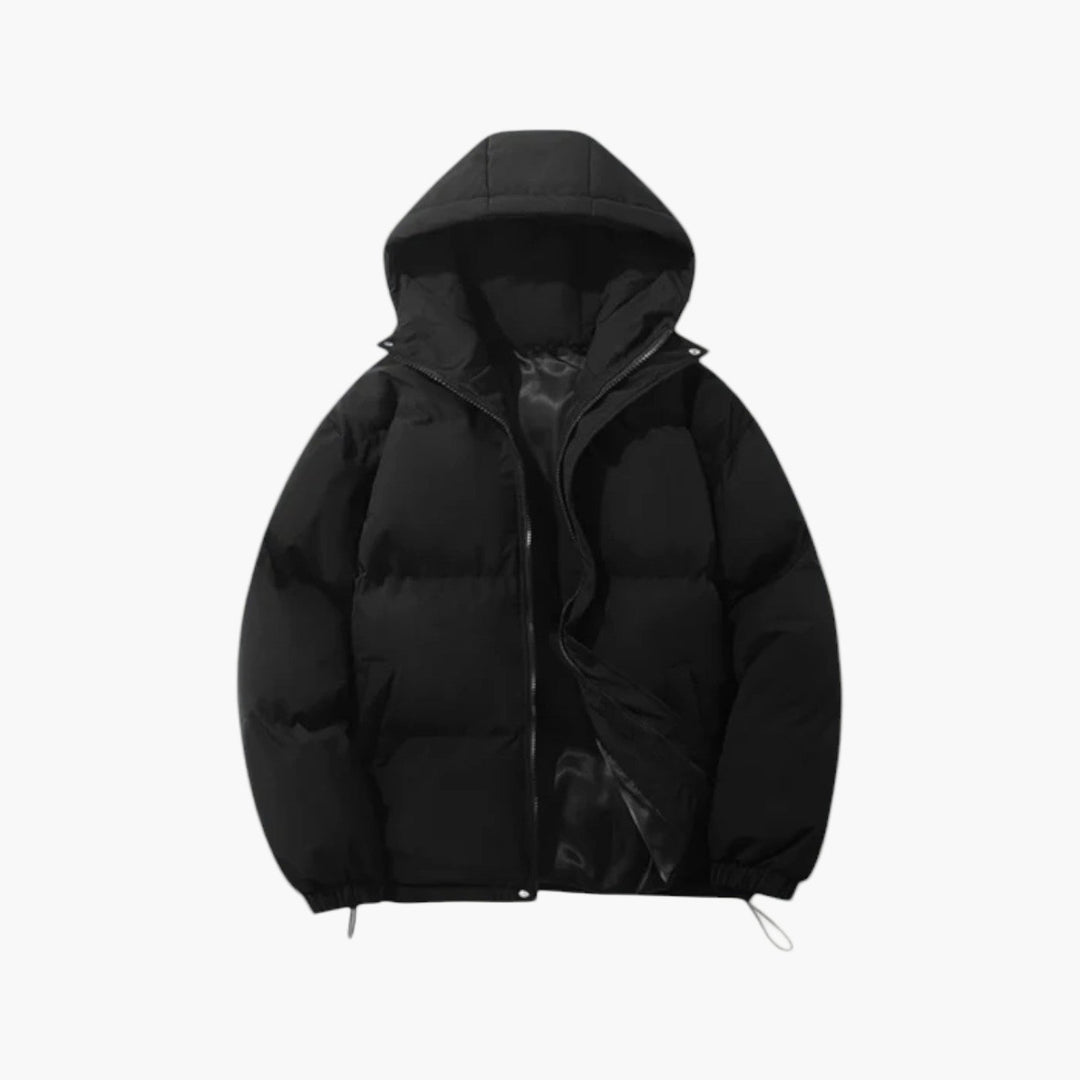 Cory | Men’s Quilted Winter Zip-Up Hooded Jacket