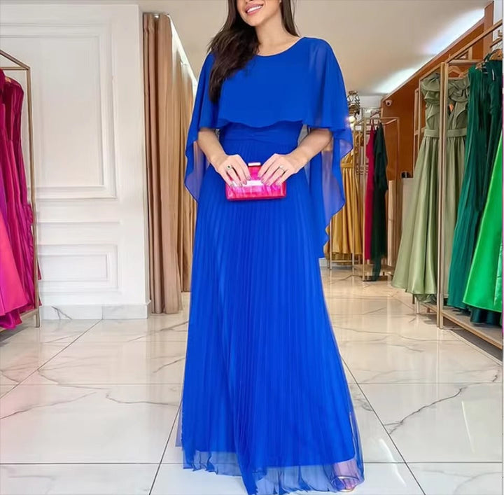 Hazel | Women’s Formal Pleated Floor Length Dress