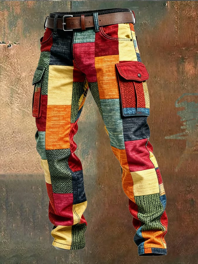 NOA™ | MEN'S CARGO PANTS PATCHWORK