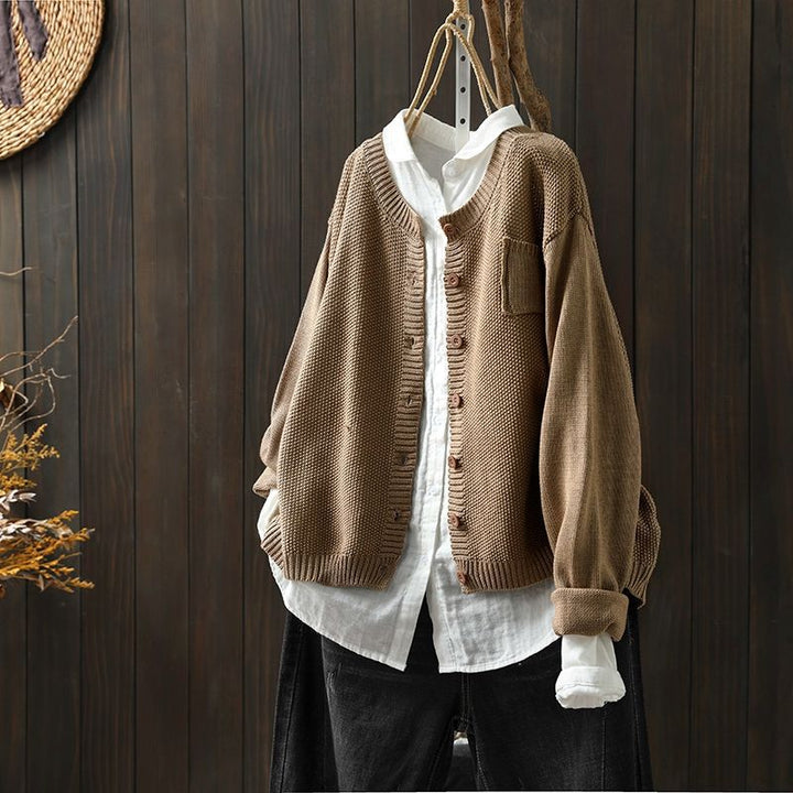 Sarah | Comfy Knit Cardigan with Button Detail for Women