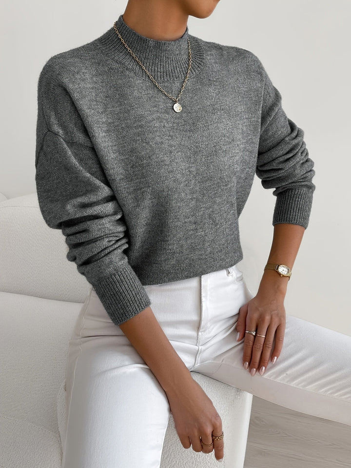 Arden | Soft Knit High-Collar Sweater