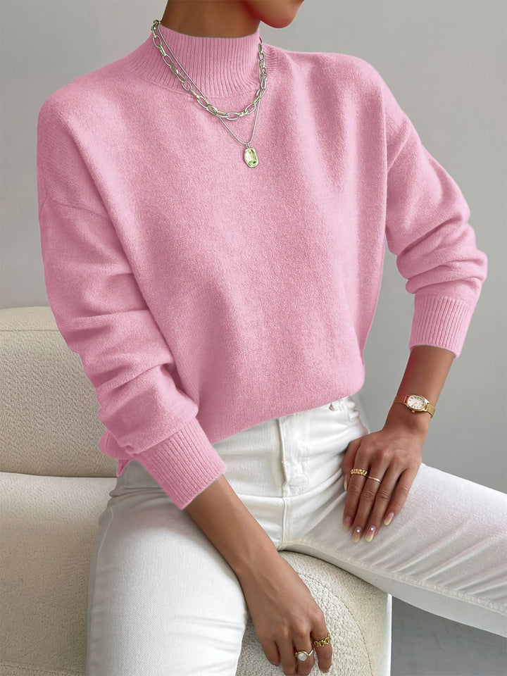 Arden | Soft Knit High-Collar Sweater