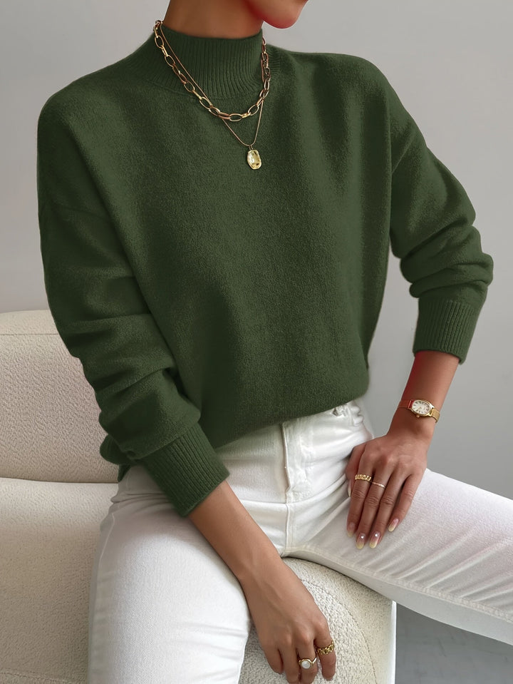 Arden | Soft Knit High-Collar Sweater