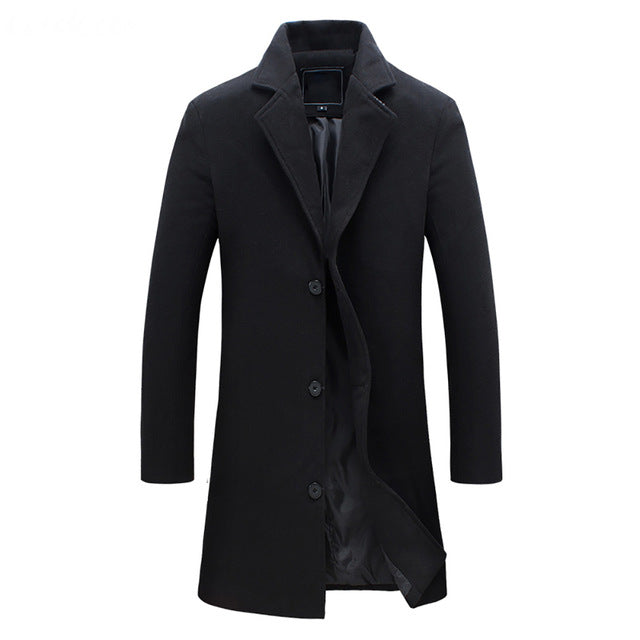 Martin | Formal Long Overcoat For Men’s Wardrobe
