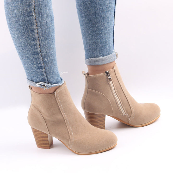 Lily | Women’s Casual High Heel Ankle Boots