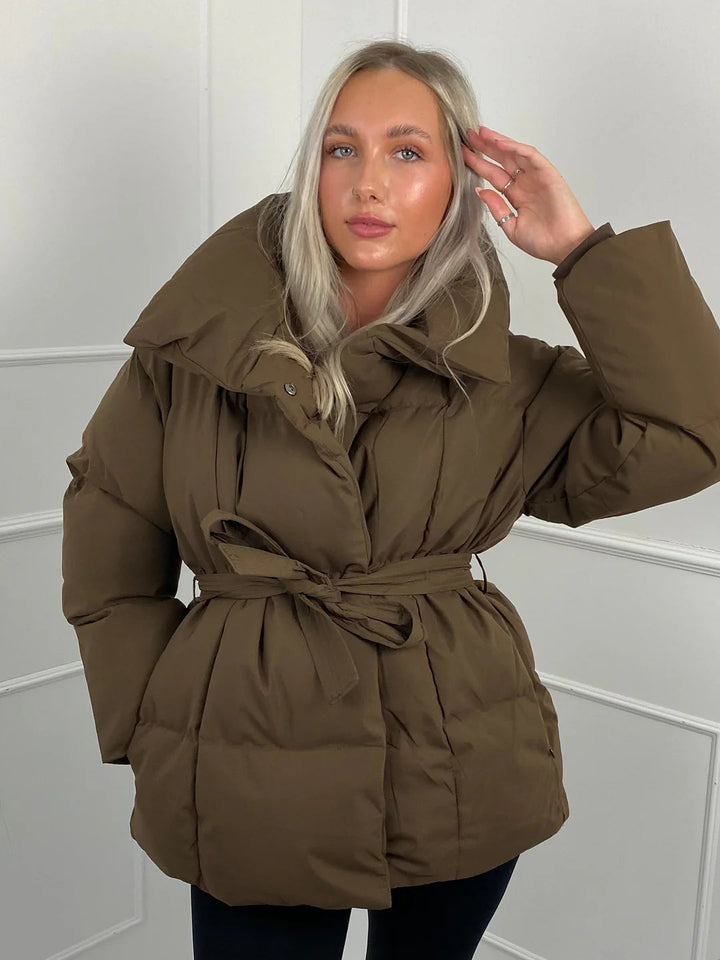 Brooklyn | Winter Belted Puffer Coat For Women