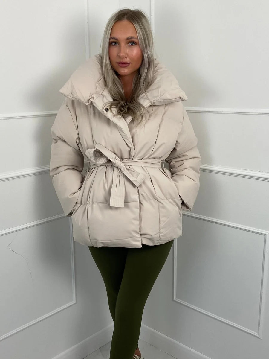 Brooklyn | Winter Belted Puffer Coat For Women