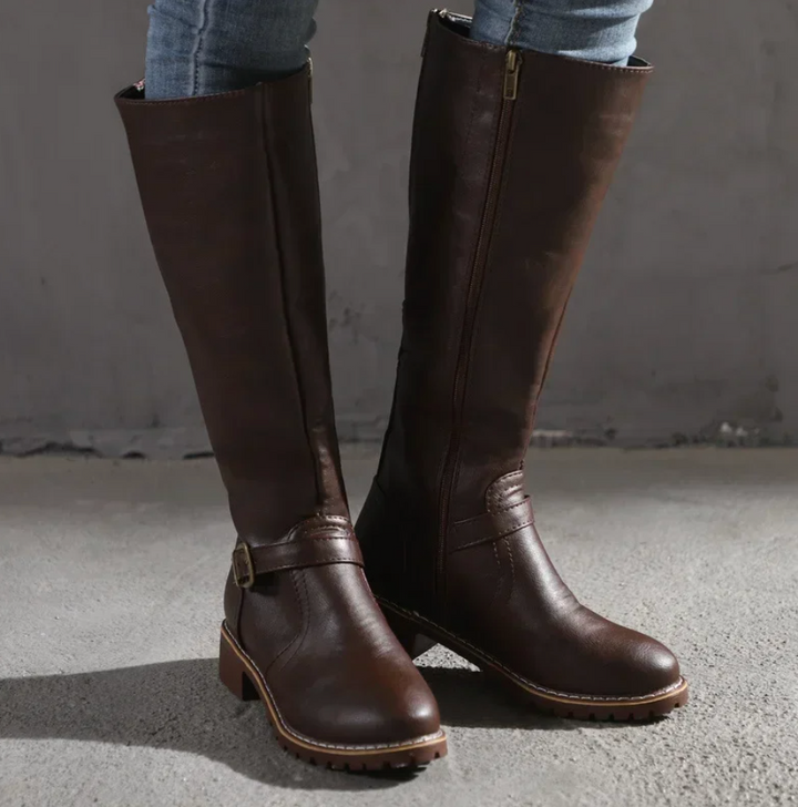 Chloe | Stylish Women's Knee-High Leather Boots