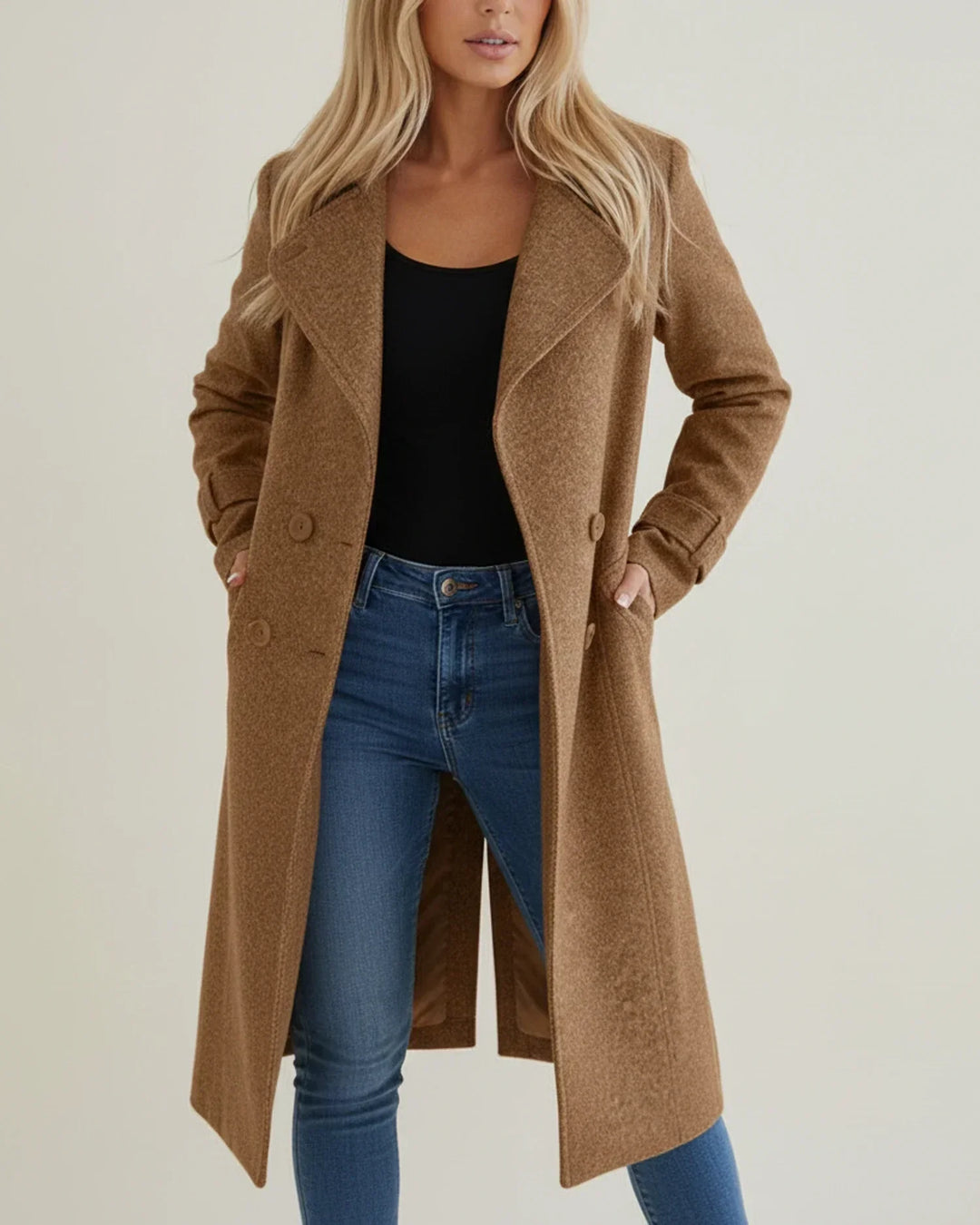 Madison | Women’s Long Double Breasted Winter Coat