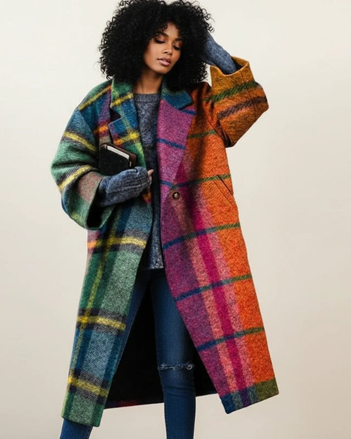 Dakota | Women’s Colorful Long Winter Wool Coat