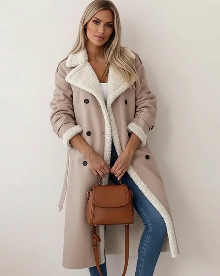 Kimberly | Women’s Long Shearling Lined Winter Coat