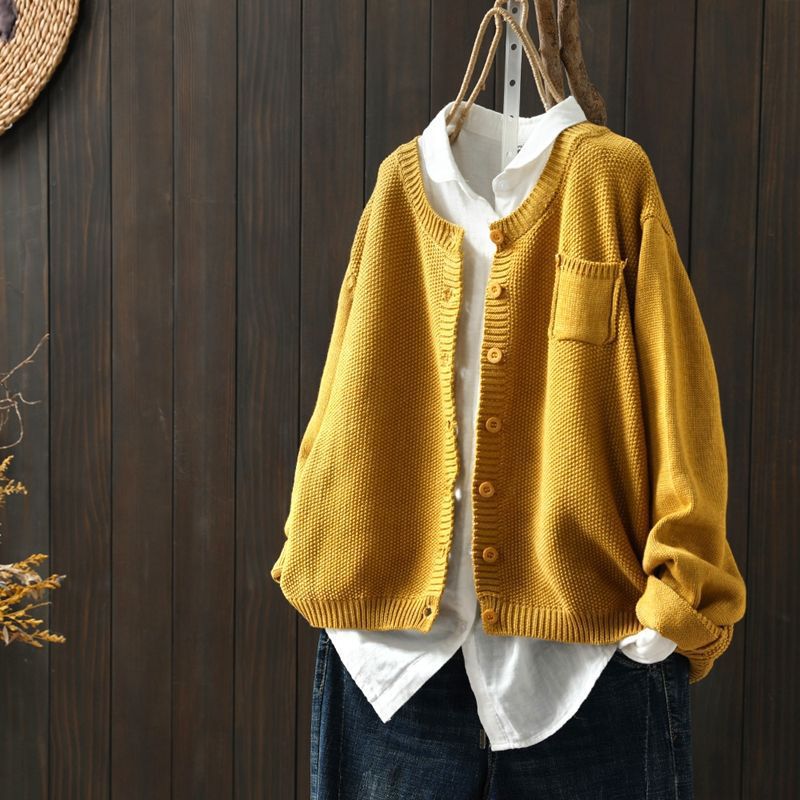 Sarah | Comfy Knit Cardigan with Button Detail for Women